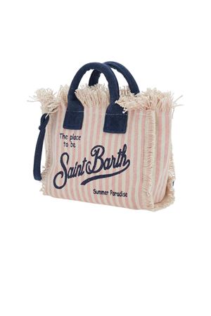 Borsa a mano Vanity in canvas di cotone rosa SAINT BARTH KIDS | VAMI00103448L